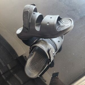 CROCS Black Slide Sandals